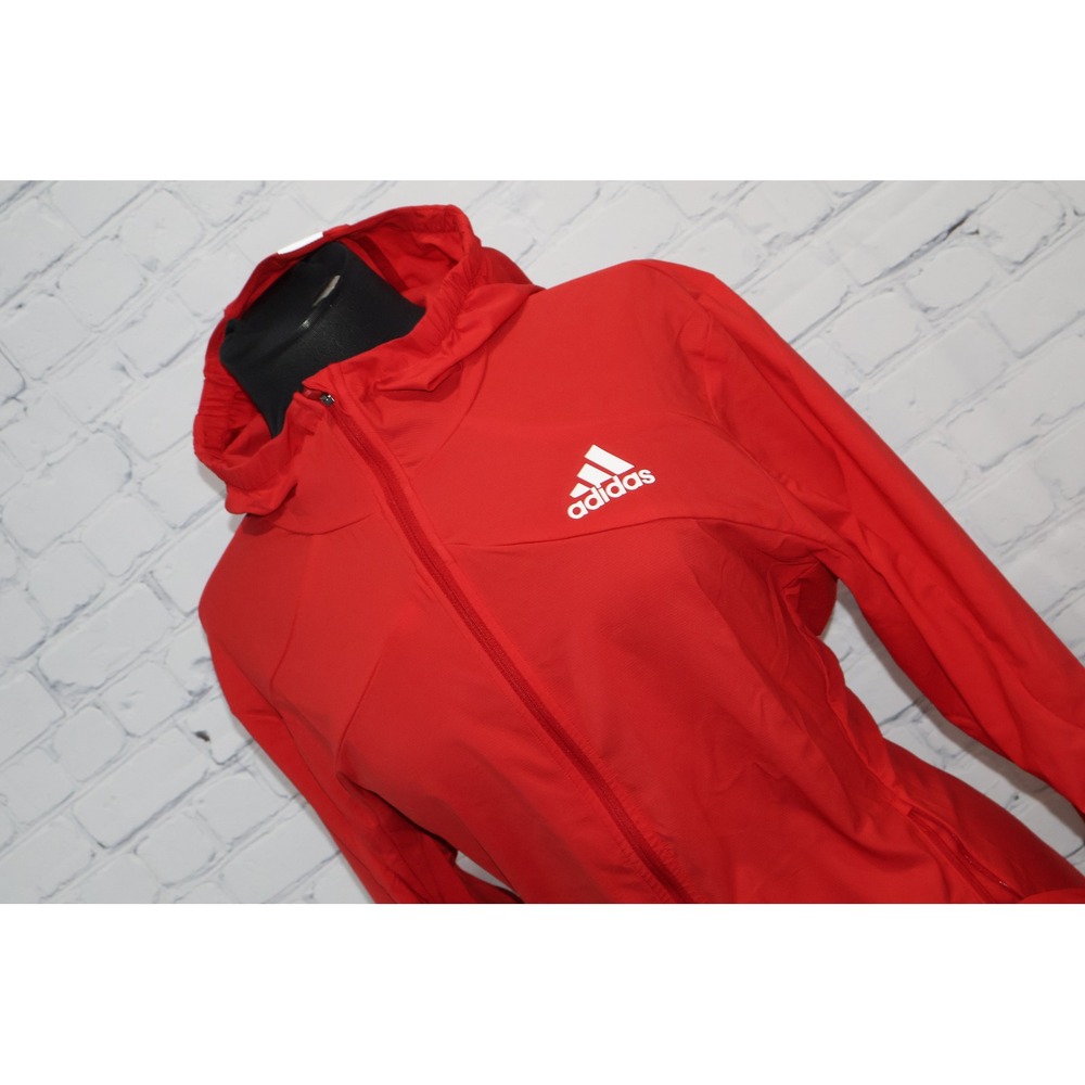 Adidas Running Jacket Women Medium Red FIFA World Cup 2022 Coca-Cola Windbreaker